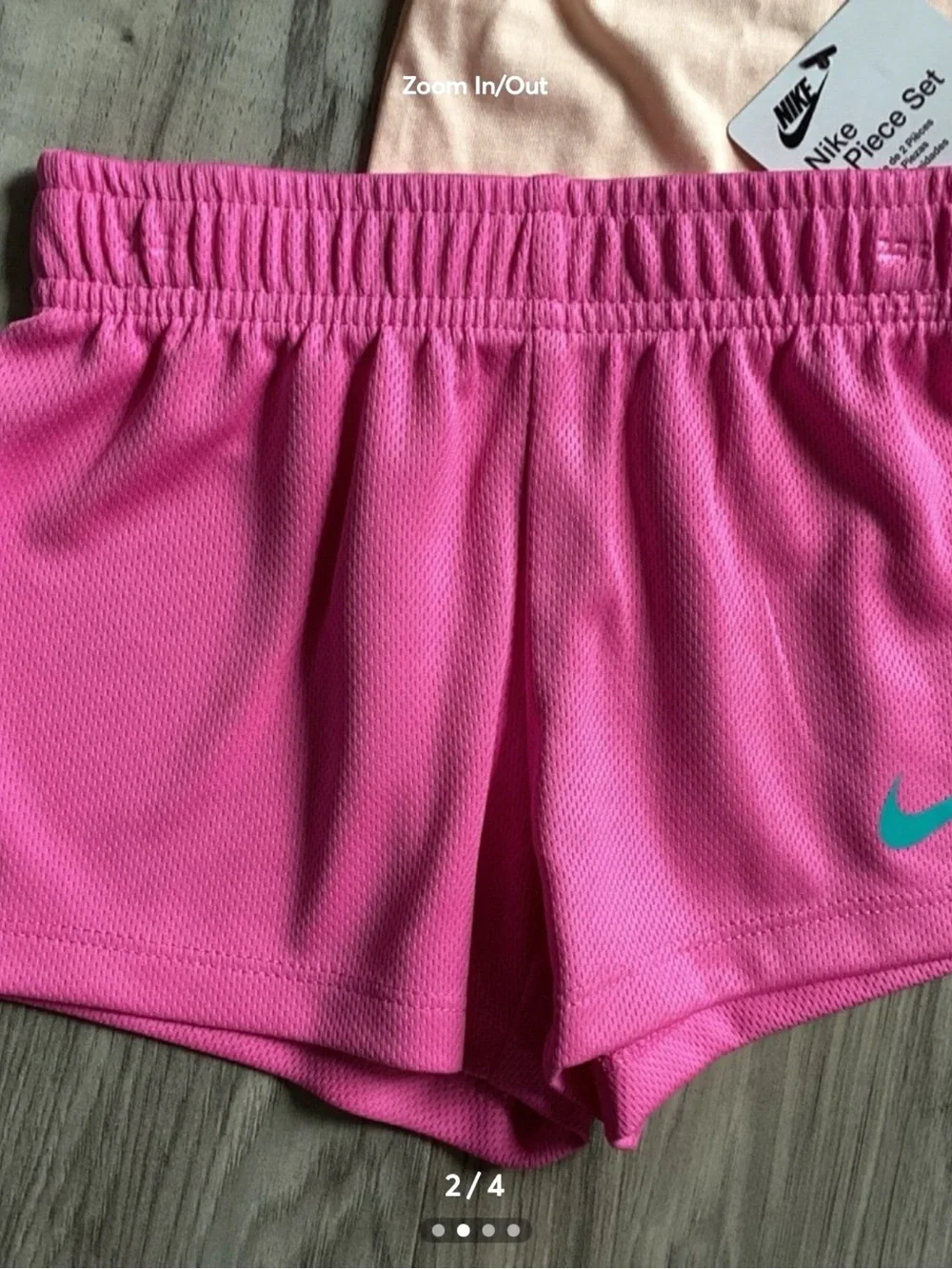 Nike shorts set toddler girls size 2T(NWT) ~PRICE IS FIRM, NO OFFERS~ - Picture 2 of 4